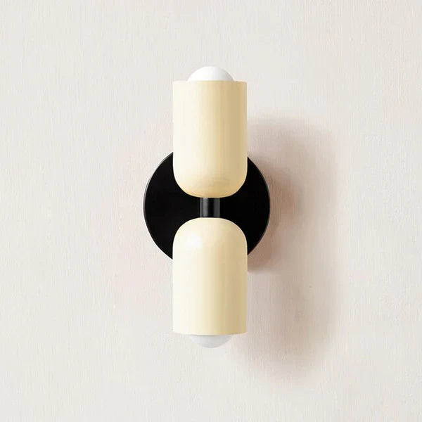 Wall Light with Twin Adjustable Heads and E27 Fittings