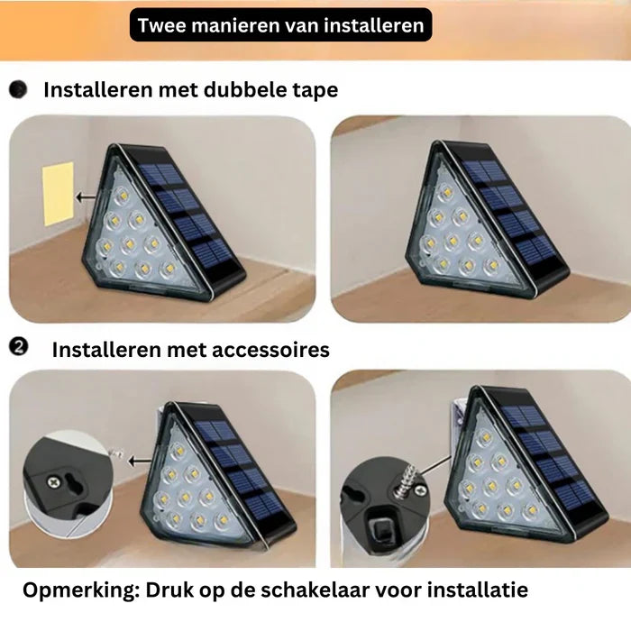 Stair Light with Solar Panel and Weatherproof Design for Outdoor Steps - view 6