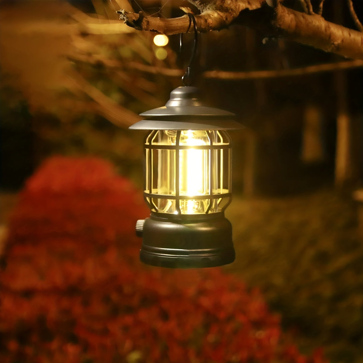 Rechargeable Lamp with Touch Dimming and Water-Resistant Retro Design - view 7