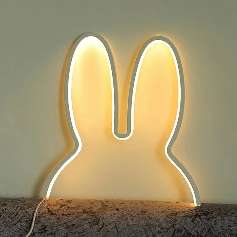 Night Light with Rabbit Design and USB Rechargeable Battery - view 7