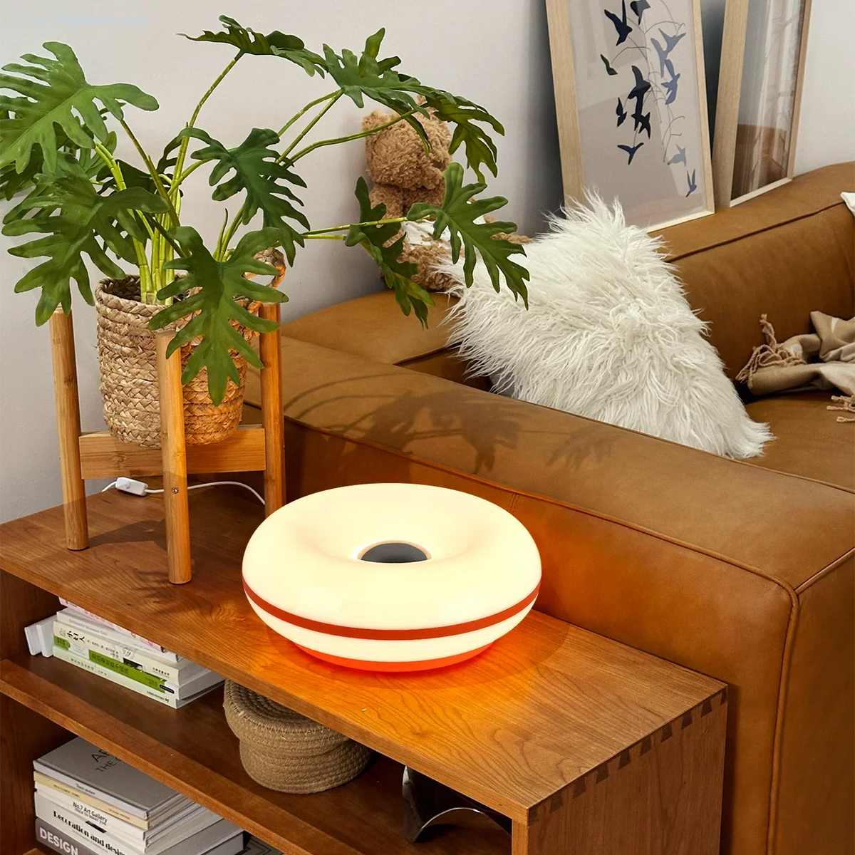 Touch Lamp with Bauhaus Donut Design and USB Power - view 6