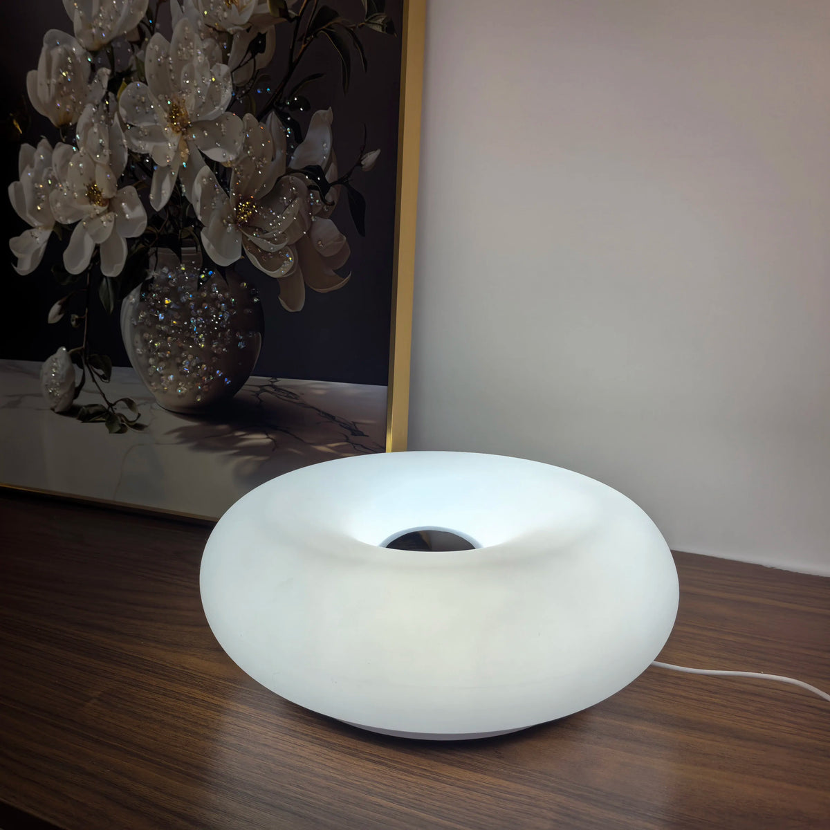 Touch Lamp with Bauhaus Donut Design and USB Power - view 2