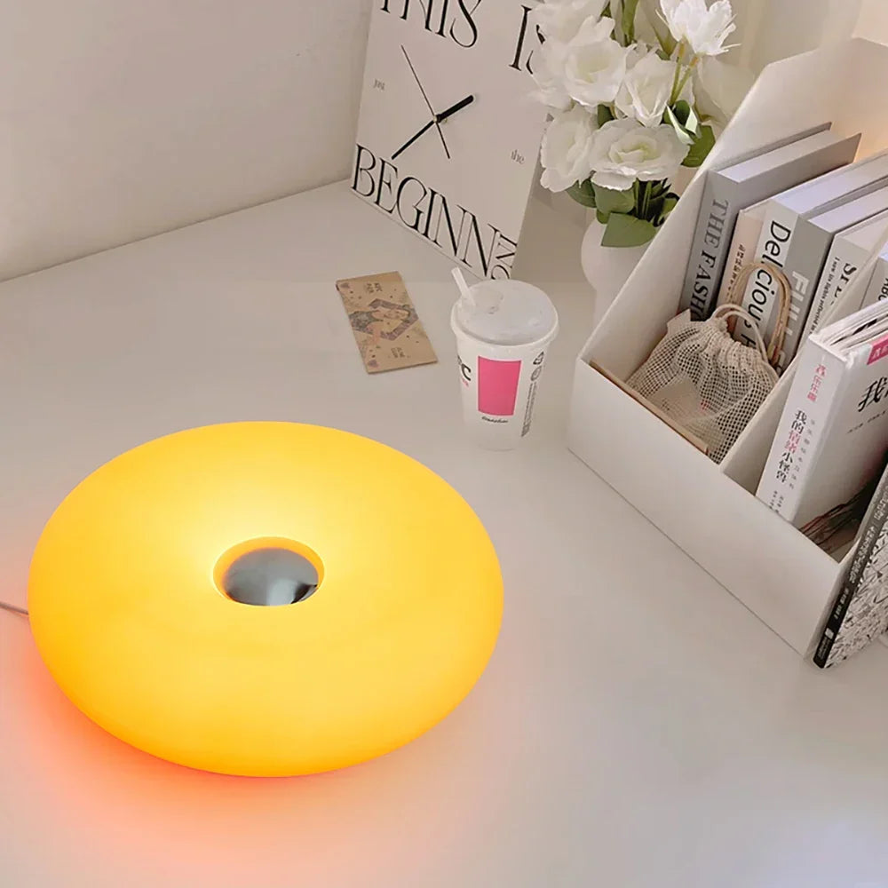 Touch Lamp with Bauhaus Donut Design and USB Power - view 4
