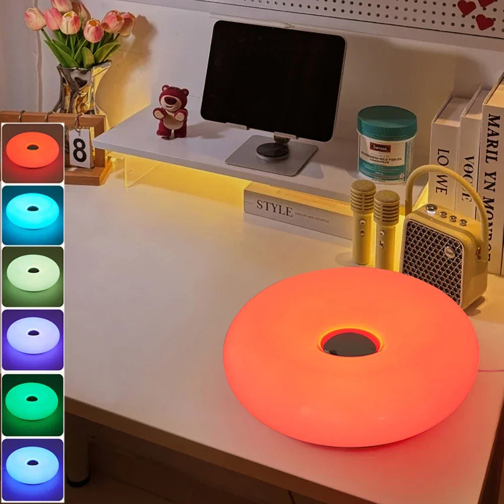 Touch Lamp with Bauhaus Donut Design and USB Power - view 3