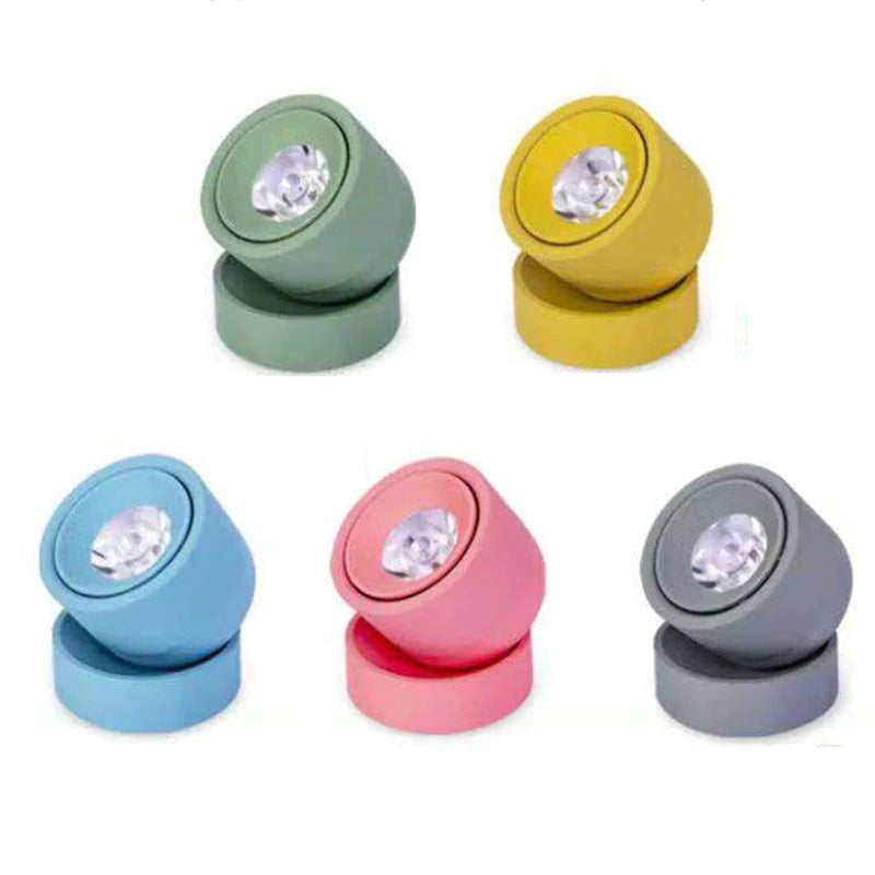 LED Light with 340° Rotating Spotlight Head and Dimmable Function