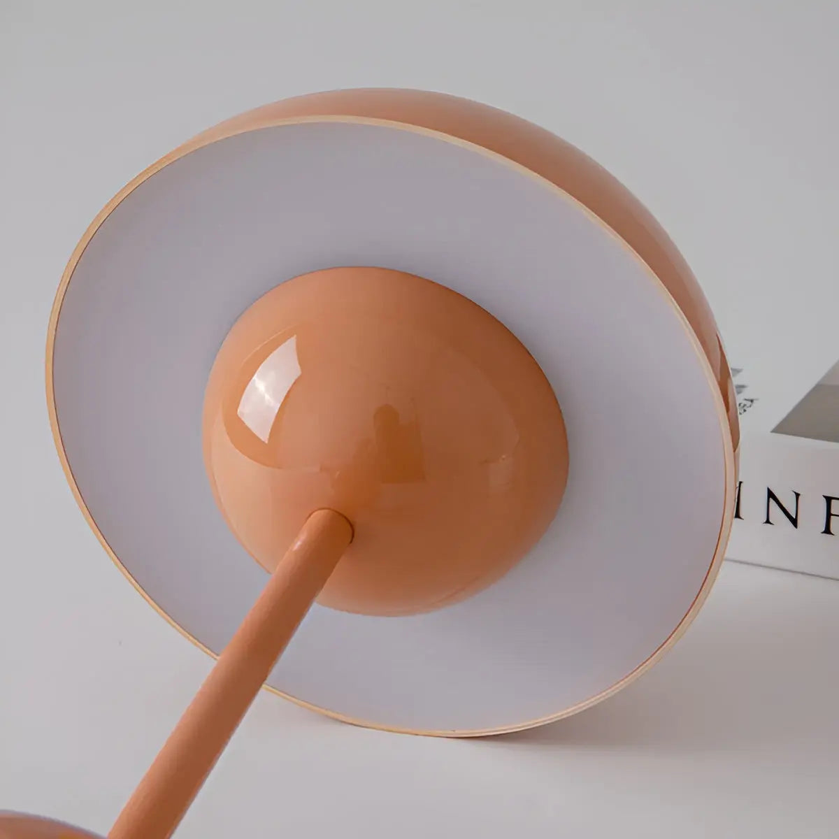 Table Lamp with Push Button Control and Adjustable Brightness