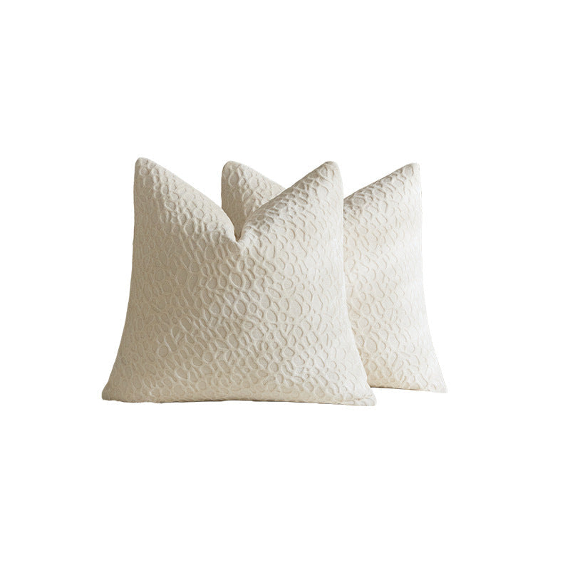 Cushion Covers in Chenille with Raised Pebble Texture, Washable