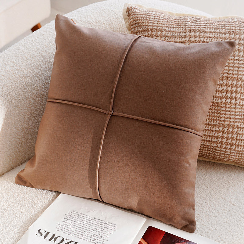 Cushion Covers in Linen Blend, Nordic Style and Striped Design