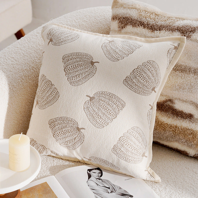 Cushion Covers in Linen Blend, Nordic Style and Striped Design
