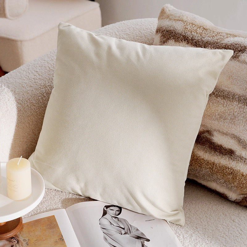Cushion Covers in Linen Blend, Nordic Style and Striped Design