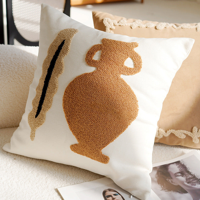 Cushion Covers in Linen, Nordic Style with Dots and Patterns