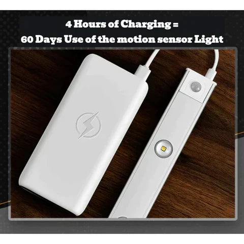 Motion Sensor Light with Rechargeable Battery and 3 Light Colours - view 2