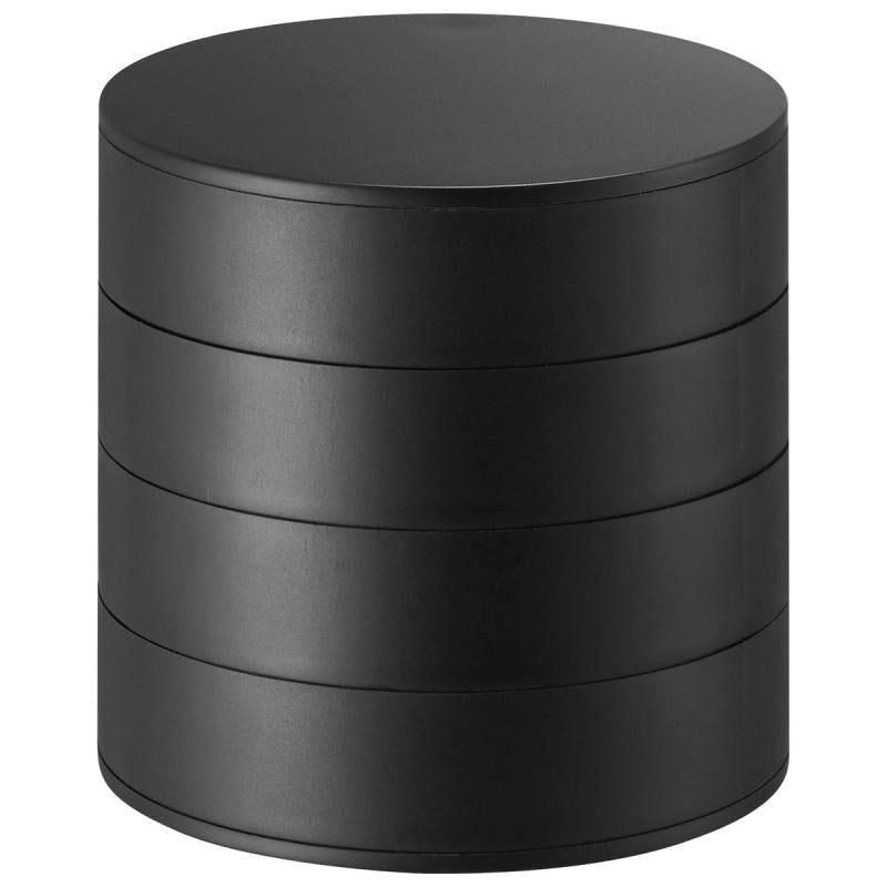 Jewellery Organiser with Swing-Out Compartments, Round Tiered Design