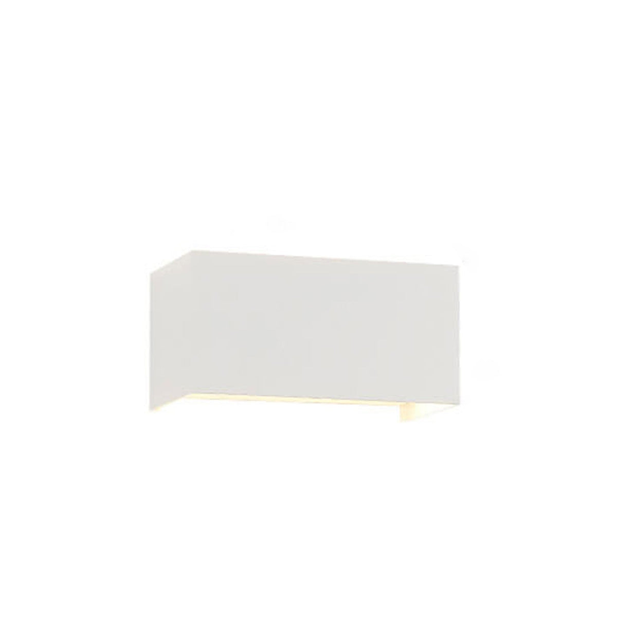 Moderne, wasserdichte, rechteckige LED-Wandleuchte für den Außenbereich mit nach oben und unten gerichteter Beleuchtung.