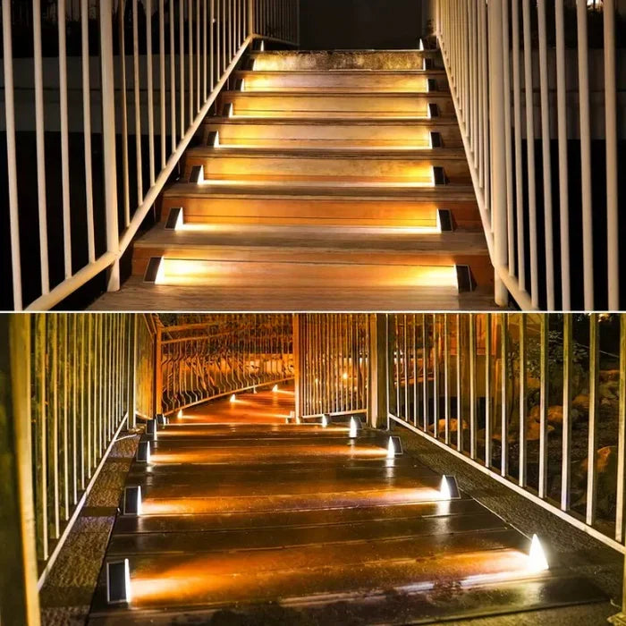 Stair Light with Solar Panel and Weatherproof Design for Outdoor Steps - view 8