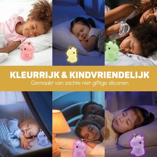 Night Light with Unicorn Design and USB Rechargeable Battery - view 5