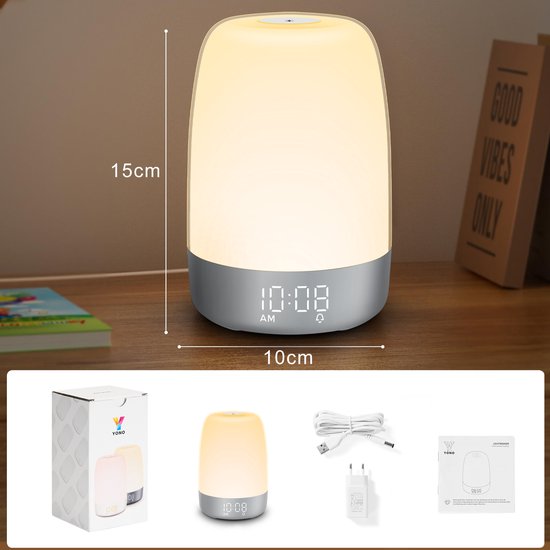 Wake Up Light with Sunrise Simulation and Rechargeable Battery - view 7