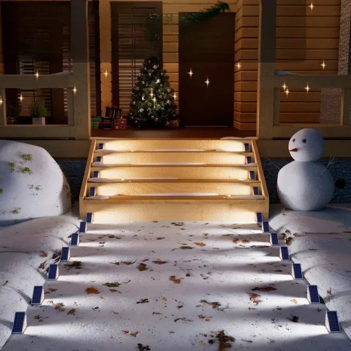 Stair Light with Solar Panel and Weatherproof Design for Outdoor Steps - view 4