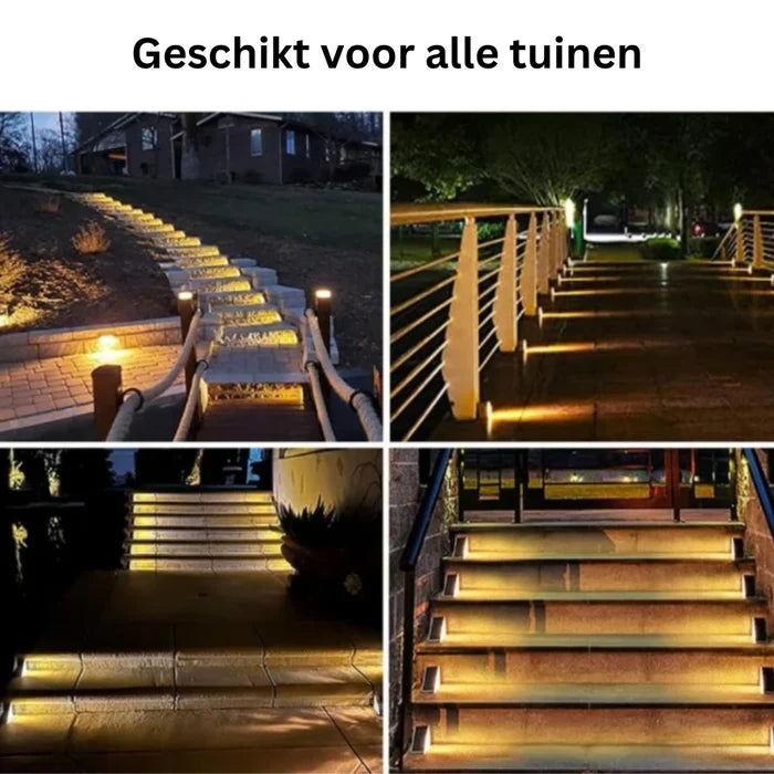 Stair Light with Solar Panel and Weatherproof Design for Outdoor Steps - view 3