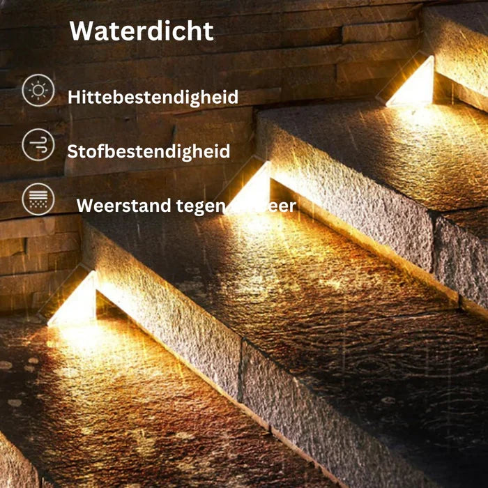 Stair Light with Solar Panel and Weatherproof Design for Outdoor Steps - view 2