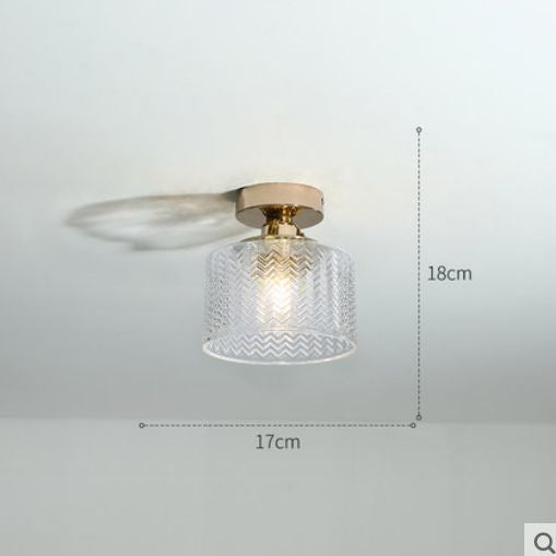 Vintage Glas Flush Mount Licht