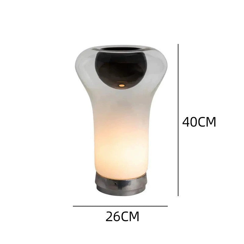 Moderne Glas Akzent Tischlampe
