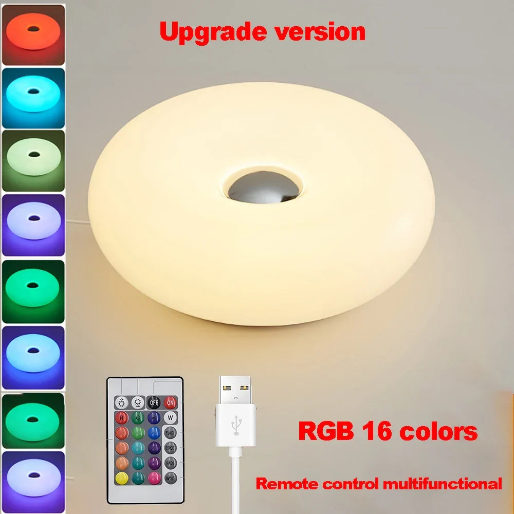 Touch Lamp with Bauhaus Donut Design and USB Power - view 11