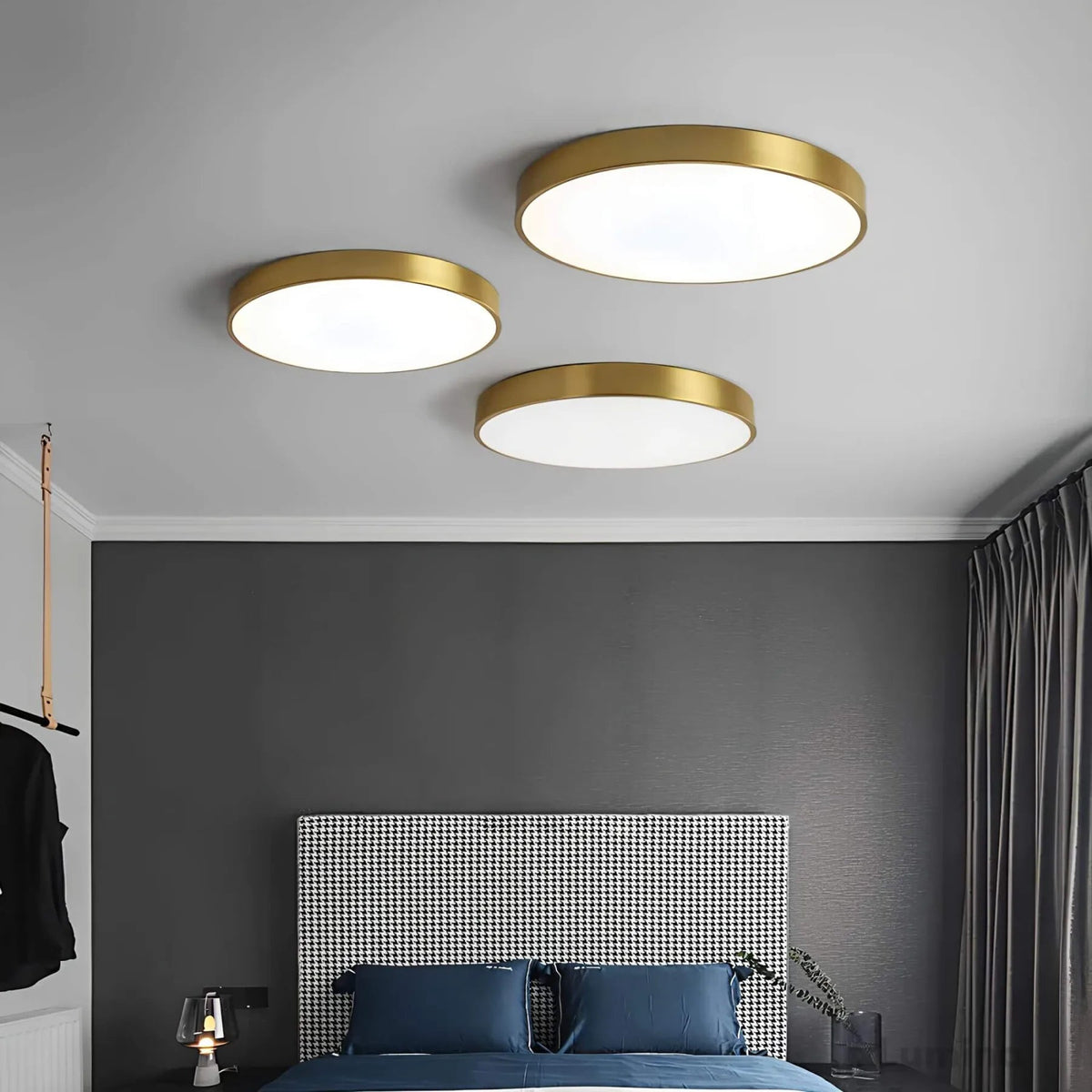 Ceiling Light with Stepless Dimming and Remote Control Option