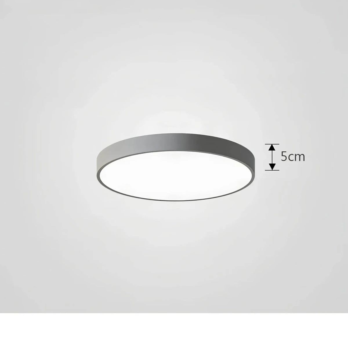 Ceiling Light with Stepless Dimming and Remote Control Option