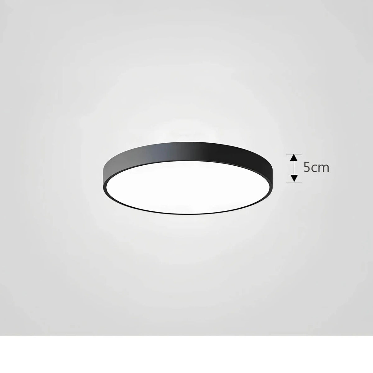 Ceiling Light with Stepless Dimming and Remote Control Option