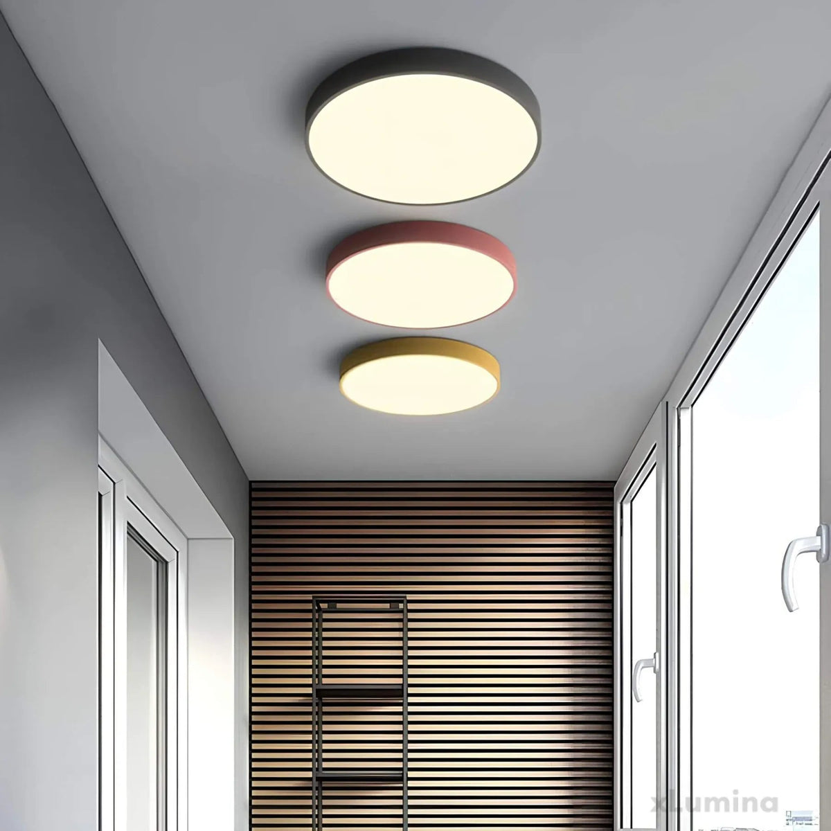 Ceiling Light with Stepless Dimming and Remote Control Option