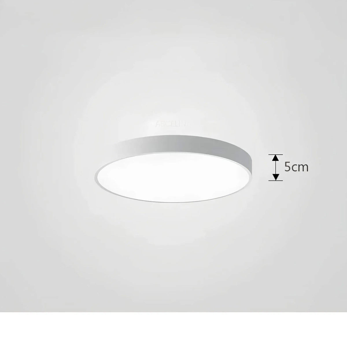 Ceiling Light with Stepless Dimming and Remote Control Option