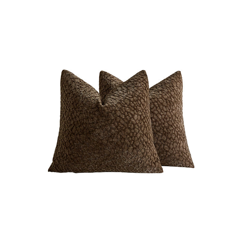 Cushion Covers in Chenille with Raised Pebble Texture, Washable