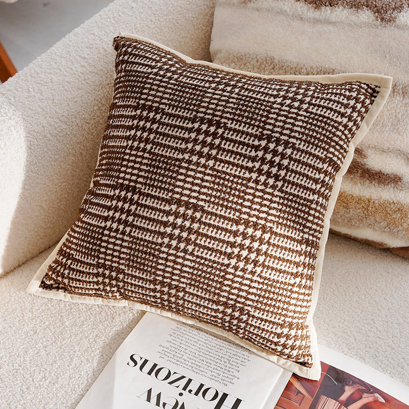 Cushion Covers in Linen Blend, Nordic Style and Striped Design