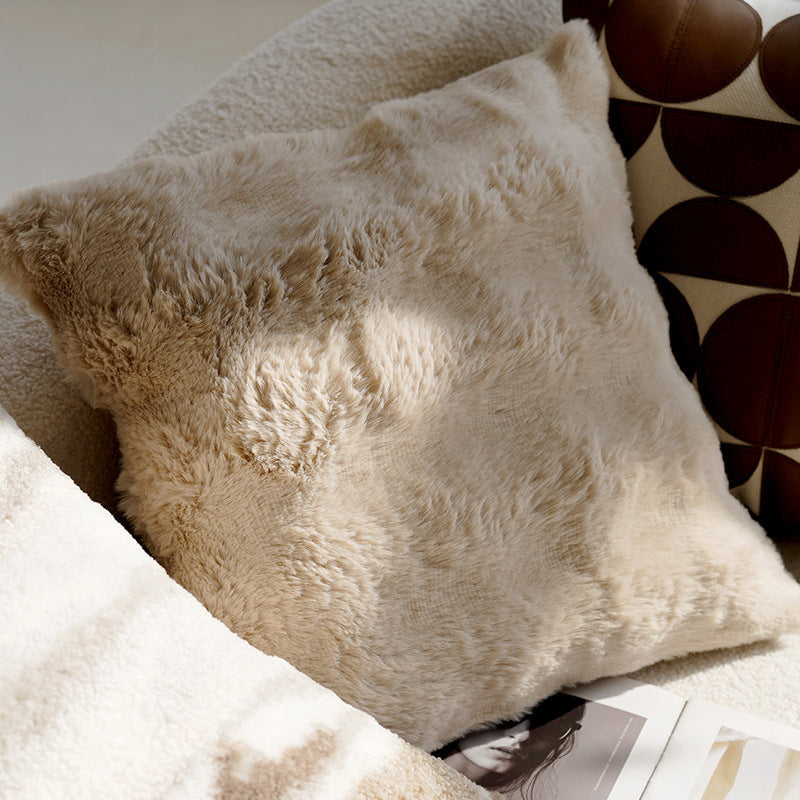 Cushion Covers in Linen Blend, Nordic Style and Striped Design