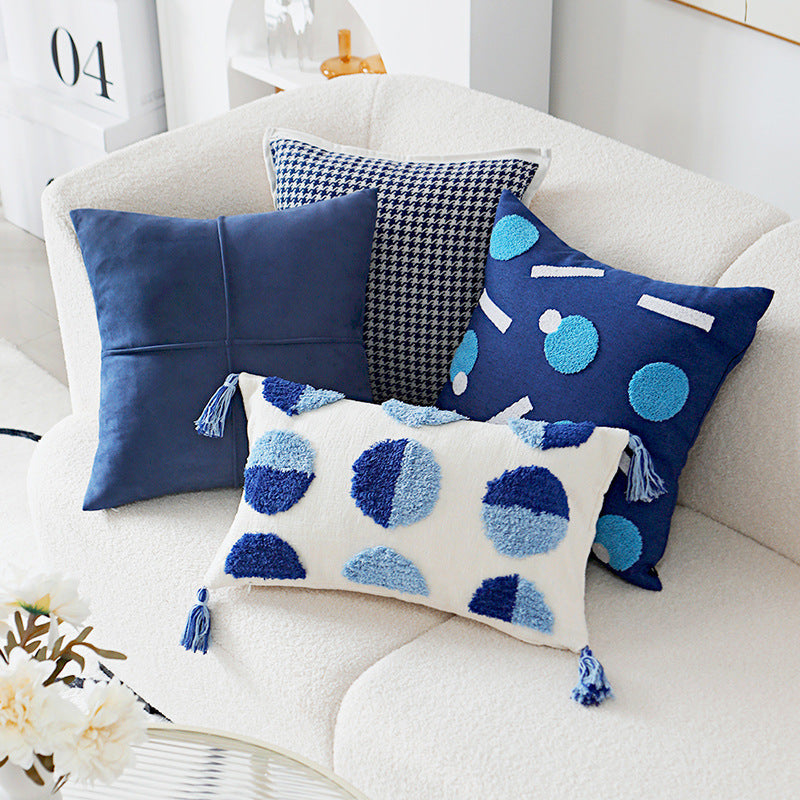 Cushion Covers with Houndstooth Pattern, Modern Minimalist Design