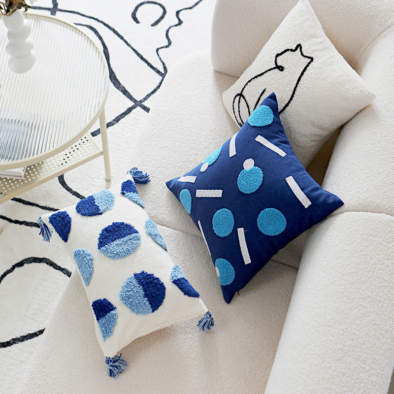 Cushion Covers with Houndstooth Pattern, Modern Minimalist Design