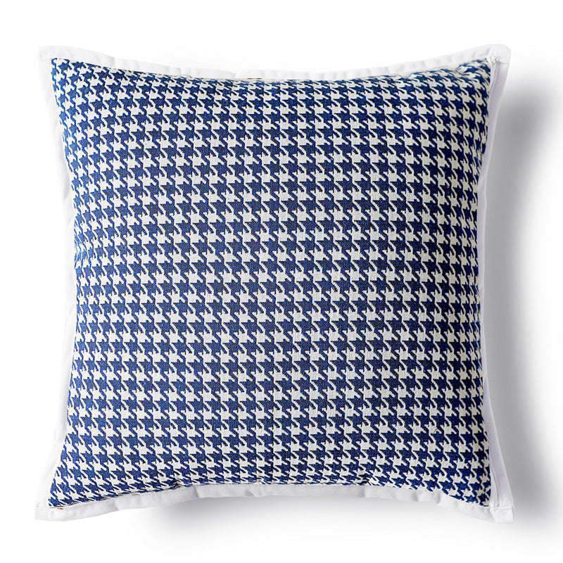 Cushion Covers with Houndstooth Pattern, Modern Minimalist Design