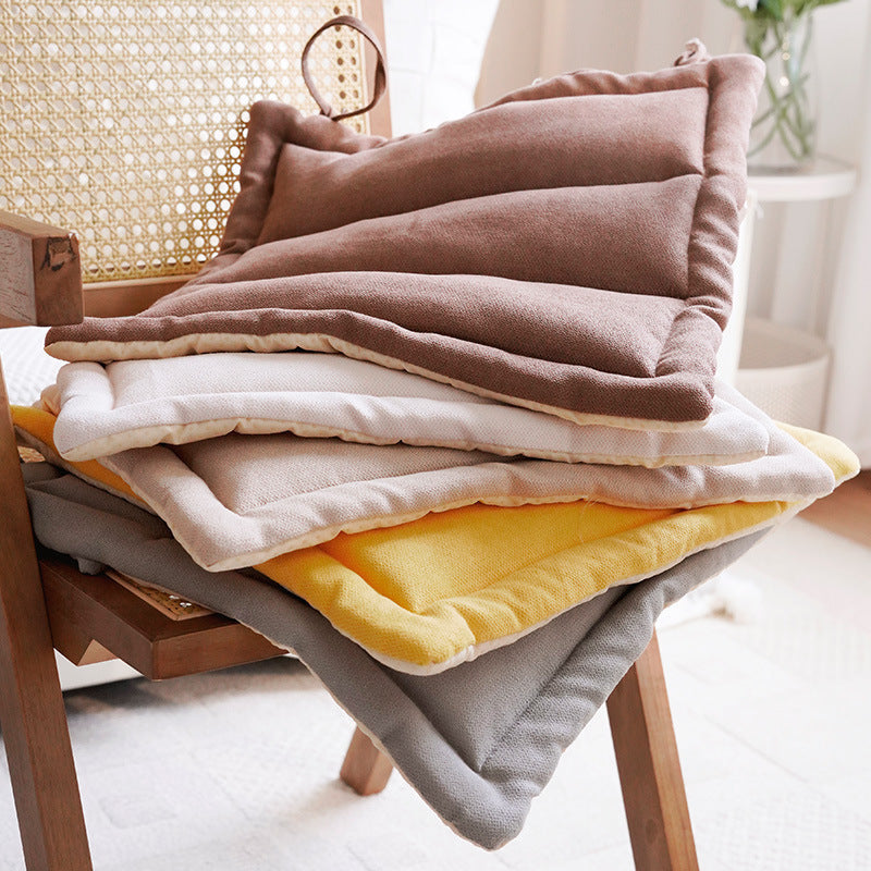 Dining Chair Cushions with Memory Foam, Thin Non-Slip Seat Pads
