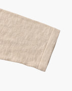 Men's Crewneck Sweater With a Subtle Marl Texture - Beige