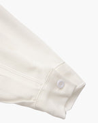 Men's Textured Button Shirt With a Square Chest Pocket - White