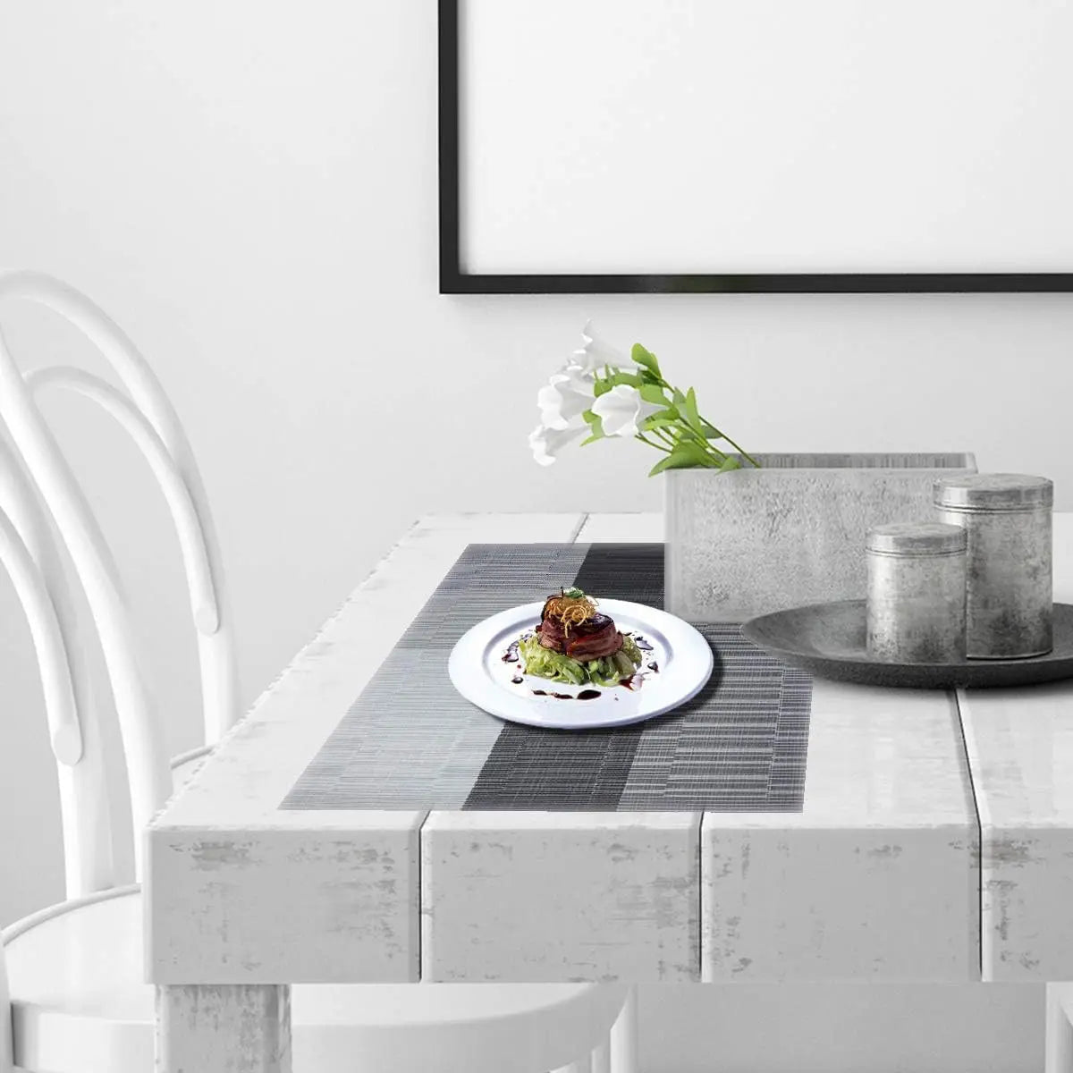 Placemats Washable and Heat-Resistant, Non-Slip Rectangular Design