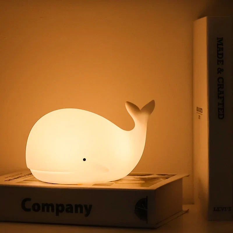 Night Light with Whale Design and Colour Changing Touch Control