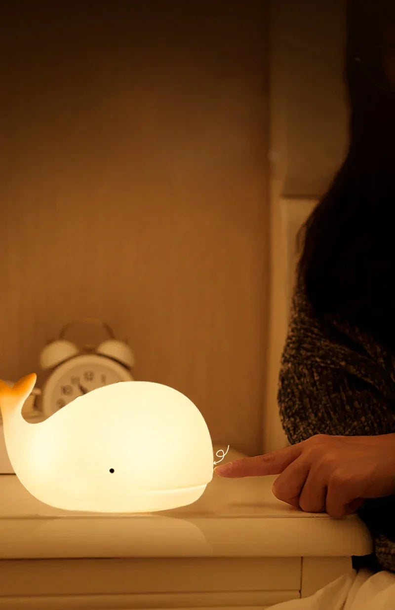 Night Light with Whale Design and Colour Changing Touch Control - view 3